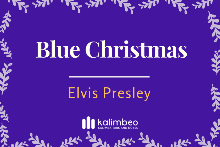 blue-christmas-elvis-presley-kalimba-tabs