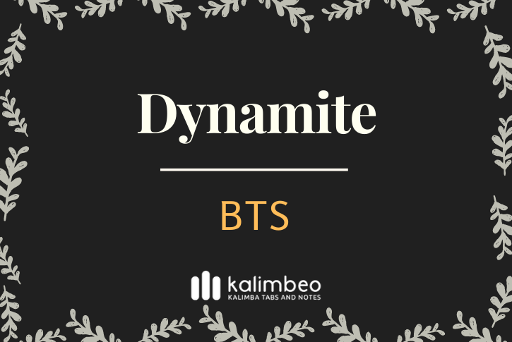 dynamite-bts-kalimba-tabs