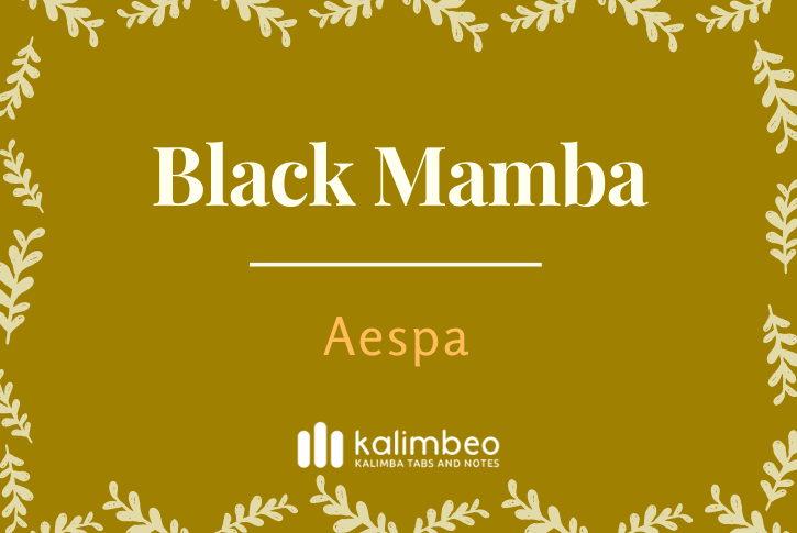 black-mamba-aespa-kalimba-tabs