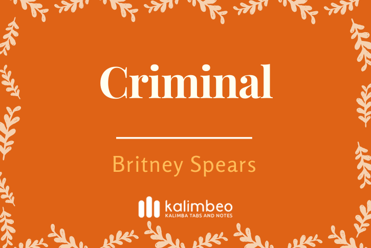 criminal-britney-spears-kalimba-tabs