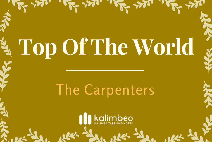 top-of-the-world-the-carpenter-kalimba-tabs