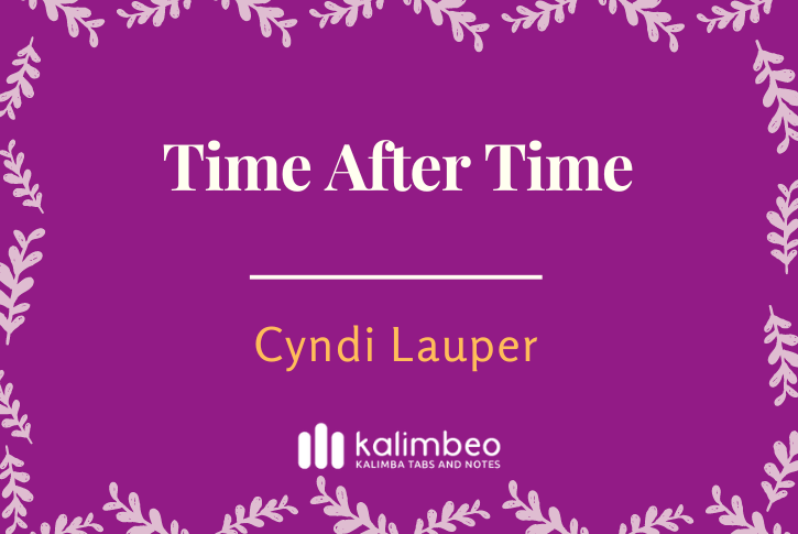 time-after-time-cyndi-lauper-kalimba-tabs