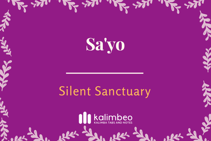sayo-silent-sanctuary-kalimba-tabs