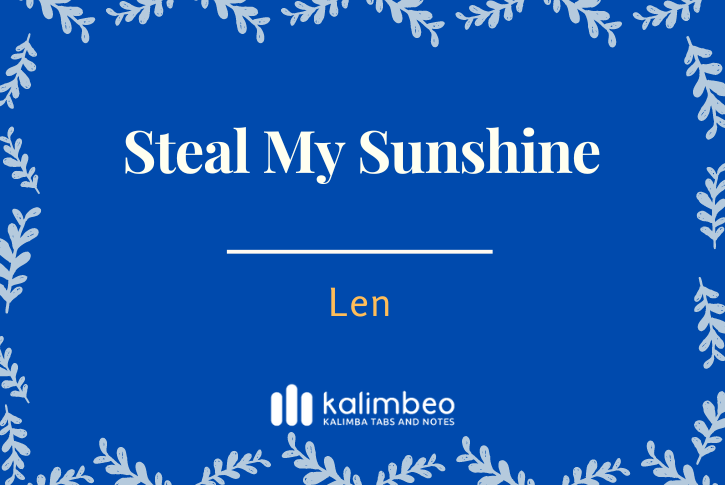 steal-my-sunshine-len-kalimba-tabs