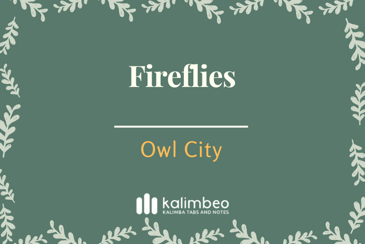 fireflies-owl-city-kalimba-tabs